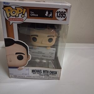 Funko Pop! The Office Michael with Check Figure